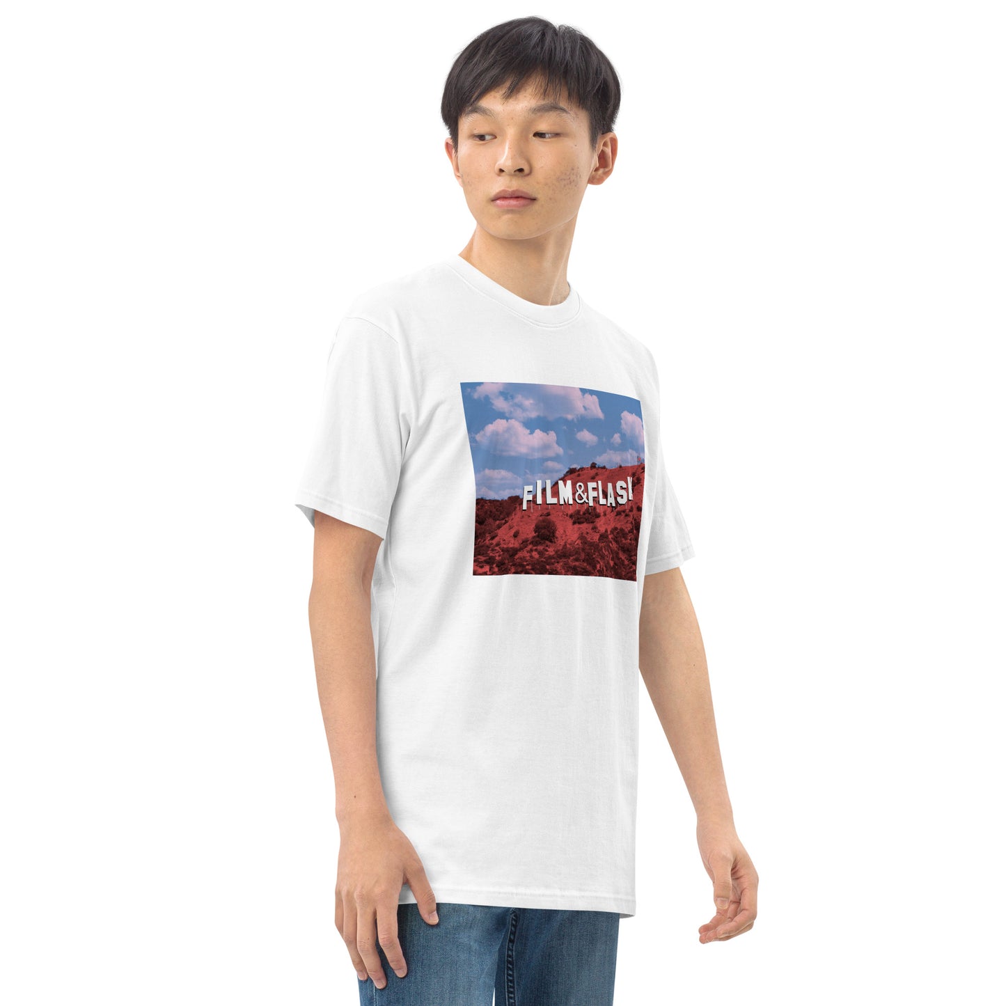 Flaskywood Hills Tee – Where Hollywood Meets Bourbon